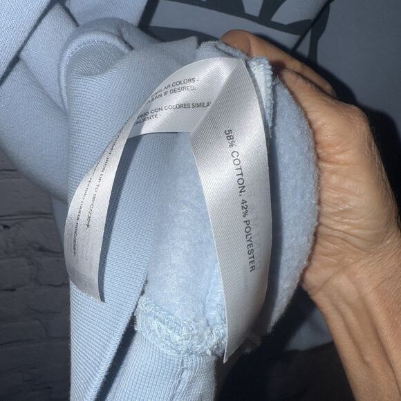 Denim & Flower Men’s Wild Plants Untamed Beauty NWOT Sweatshirt, Lt Blue~SOFT - Picture 11 of 11